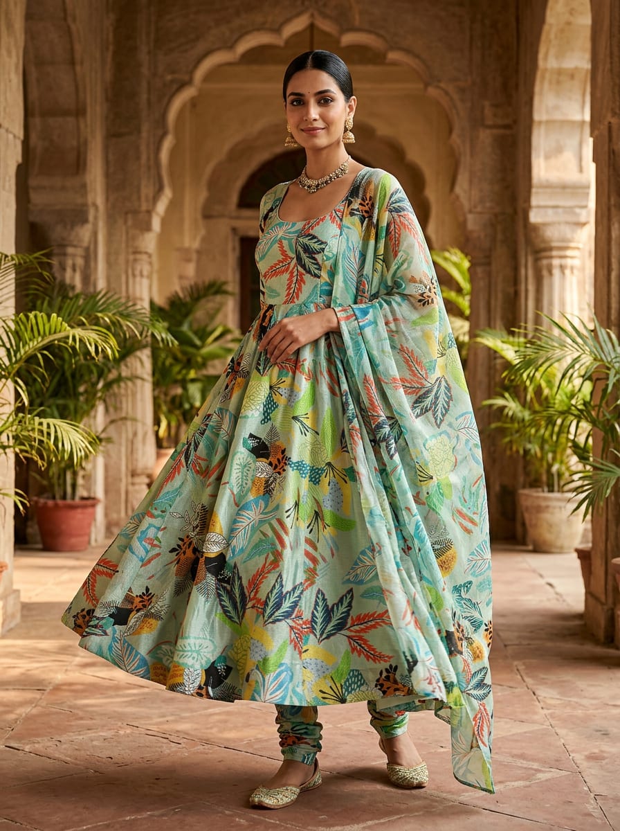 A Tropical Print, Reimagined and Abstracted