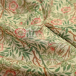 Western Flowers Small Leaves Digital Printed Fabric - Pure Muslin – pm 0 ta 05994 110 ccopy 1