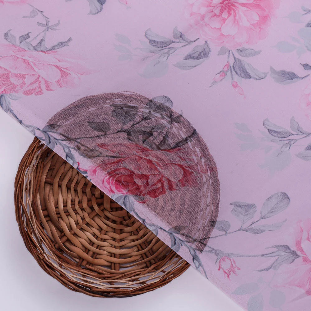 Classy and colorful floral chiffon fabric - Pink – poch 0 ta06118p2 108 b