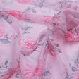 Classy and colorful floral chiffon fabric - Pink – poch 0 ta06118p2 108 c