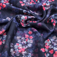 Classy Blue Floral Chiffon Digital Printed Fabric – poch 0 ta09484p8 108 c