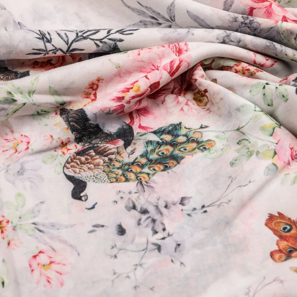 Gorgeous animal print digital printed cotton fabric by FAB VOGUE Studio – poco 0 0ta06406 108 c