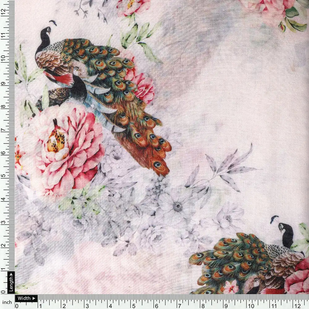Gorgeous animal print digital printed cotton fabric by FAB VOGUE Studio – poco 0 0ta06406 108 d