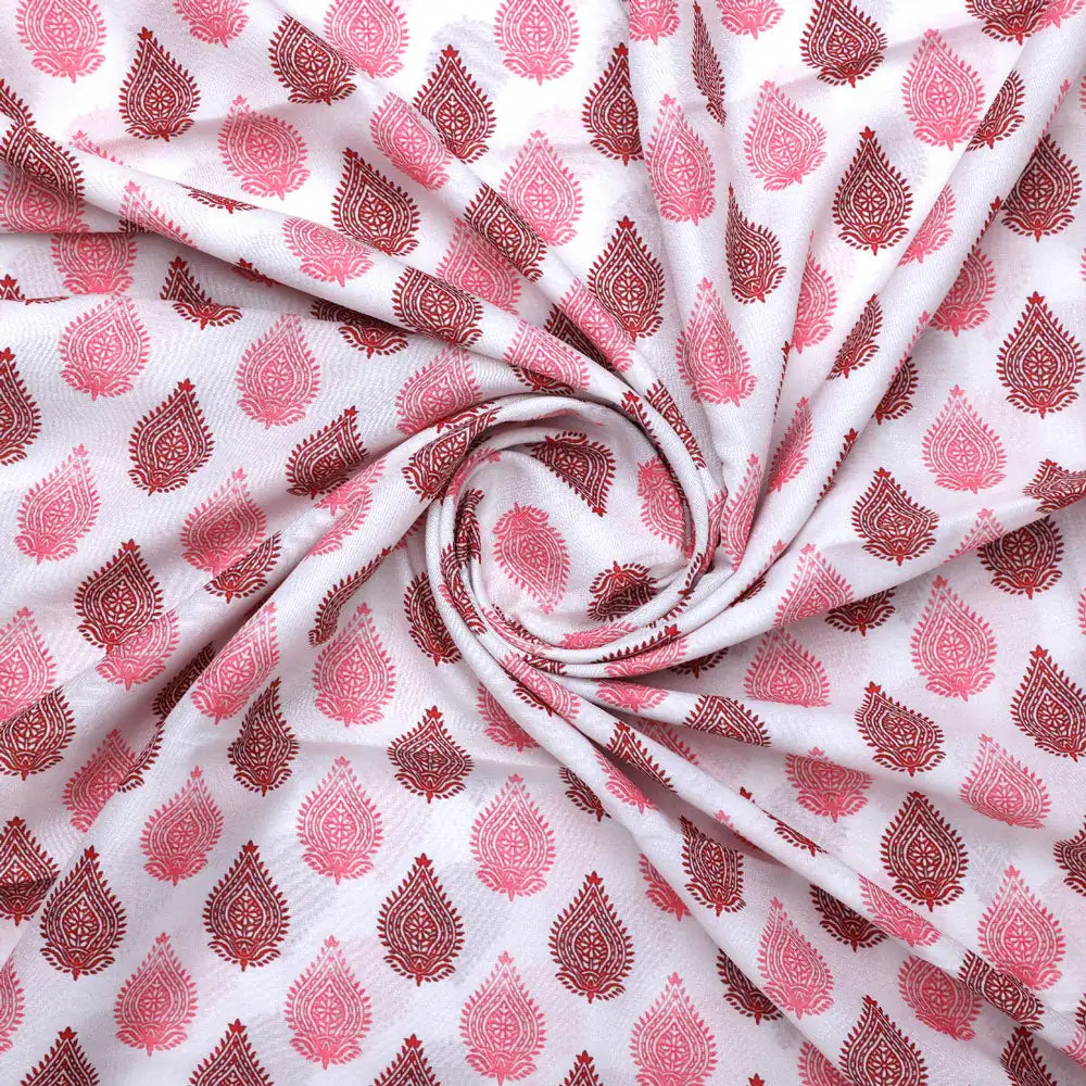 Classy white decorative digital printed fabric – poco 0 ma0586 108 a