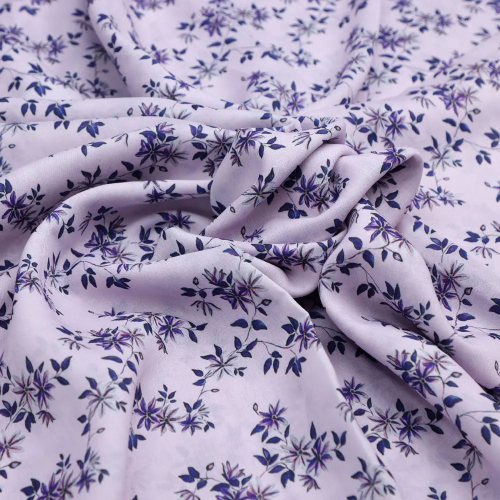 Digital Printed Cotton Fabric in Ditsy Purple - FAB VOGUE Studio – poco 0 ma08640 108 c