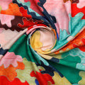 FAB VOGUE Studio - Multicolor Suzani Digital Printed Cotton Fabric – poco 0 ta07046 108 a