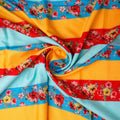 Gorgeous multicolored striped digital printed cotton fabric – poco 0 ta09655a 108 a