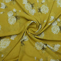 Classy Green and Yellow Floral Georgette Fabric – pog 0 ta06831p8 110 a