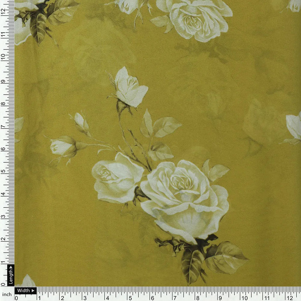 Classy Green and Yellow Floral Georgette Fabric – pog 0 ta06831p8 110 d