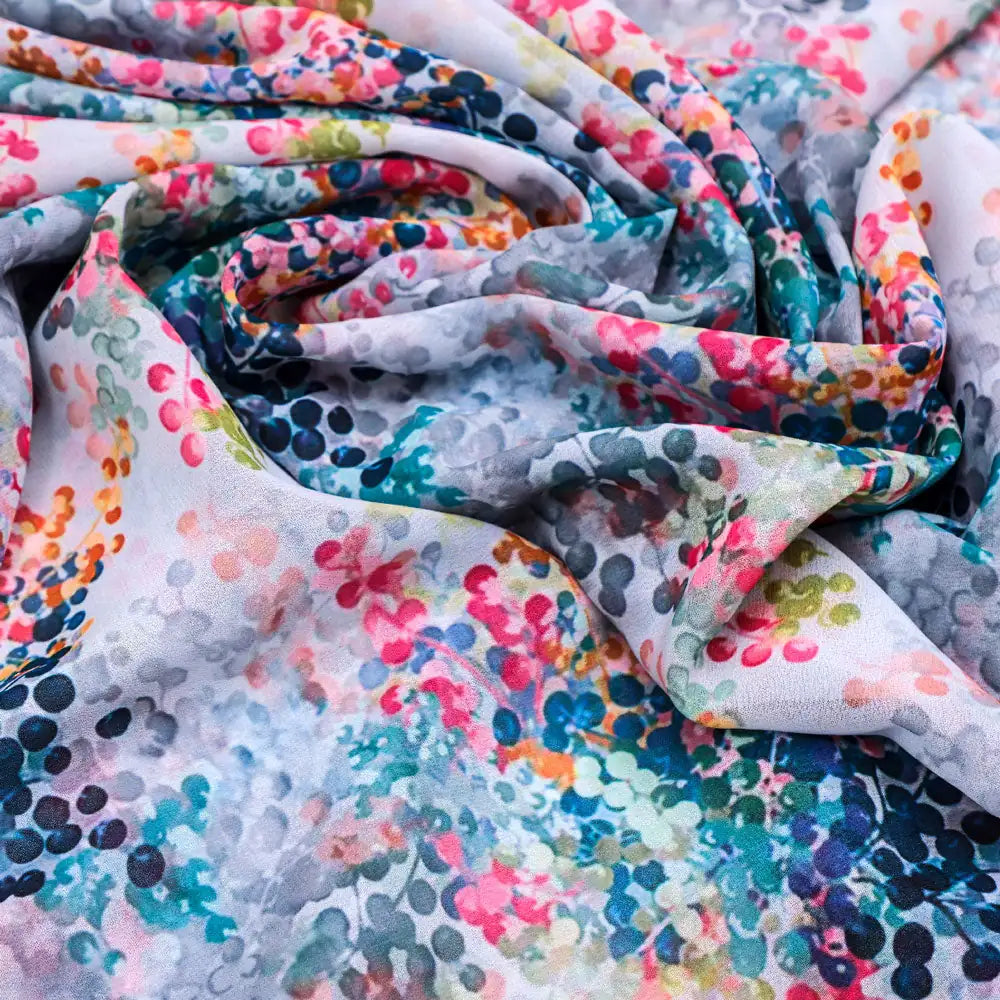 Gorgeous multicolored decorative digital printed fabric in Georgette – pog 0 ta0725 110 c
