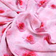 Gorgeous floral printed georgette fabric from FAB VOGUE Studio – pog 0 ta07250p1 110 c
