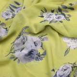 Gorgeous floral print Georgette fabric by FAB VOGUE Studio – pog 0 ta08289p3 110 c