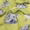 Gorgeous floral print Georgette fabric by FAB VOGUE Studio – pog 0 ta08289p3 110 c