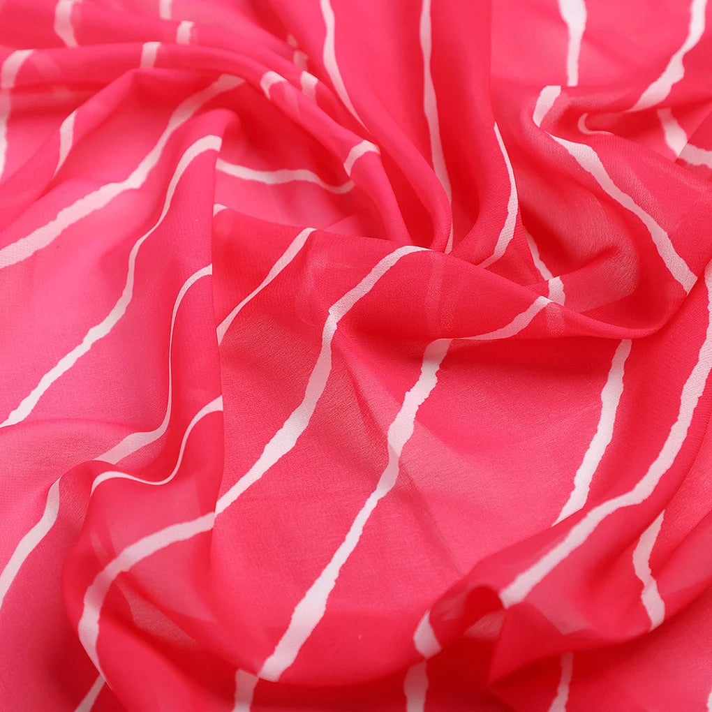 Lovely Pink Gradient Strips Wave Digital Printed Fabric - Georgette – pog 0 ta08566p1 110 ccopy