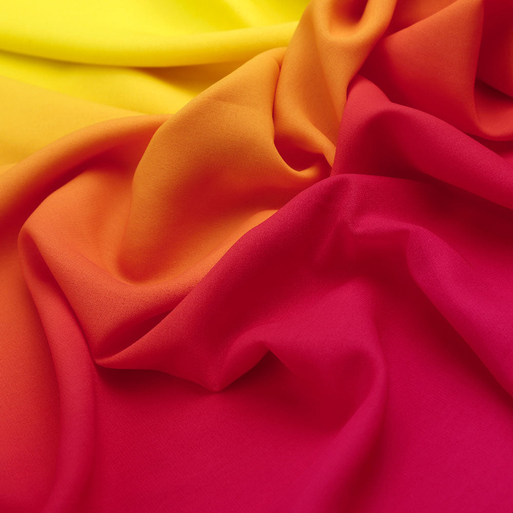 Gorgeous Georgette Fabric with Digital Printed Decorative Design in Yellow, Orange and Red – pog 0 ta08628p3 110 c