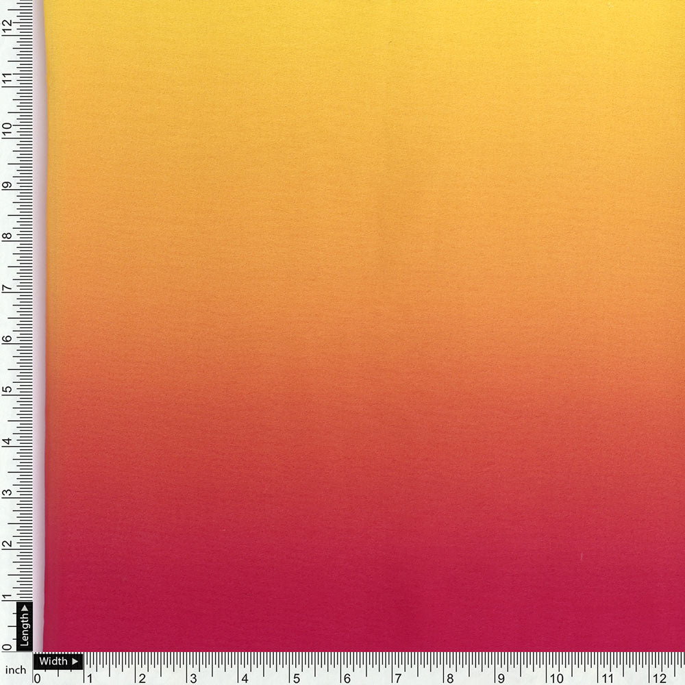Gorgeous Georgette Fabric with Digital Printed Decorative Design in Yellow, Orange and Red – pog 0 ta08628p3 110 d