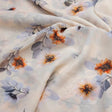 Gorgeous floral and leaves digital printed Georgette fabric from FAB VOGUE Studio – pog 0 ta08728p11 110 c