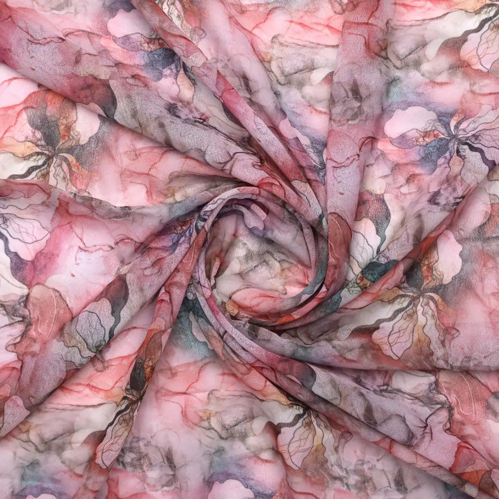 Gorgeous multicolor damask digital printed fabric from FAB VOGUE Studio – pog 0 ta09329 110 a