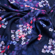 Gorgeous Blue Georgette Digital Printed Fabric with Ditsy Design – pog 0 ta09484p8 110 c