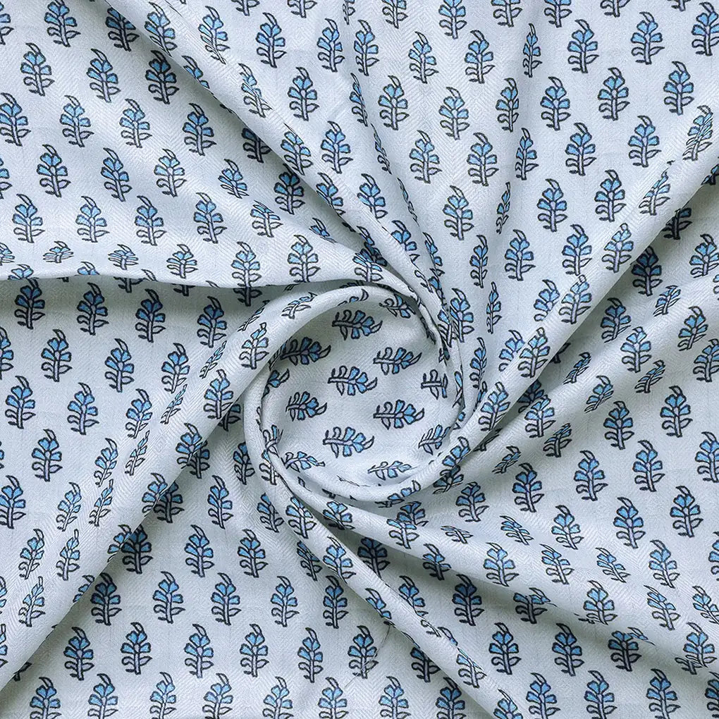 Gray Flower Pashmina Printed Fabric – popa 0 ma012191 108 b