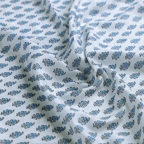 Gray Flower Pashmina Printed Fabric – popa 0 ma012191 108 c