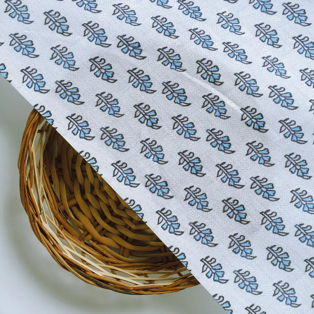 Gray Flower Pashmina Printed Fabric – popa 0 ma012191 108 d
