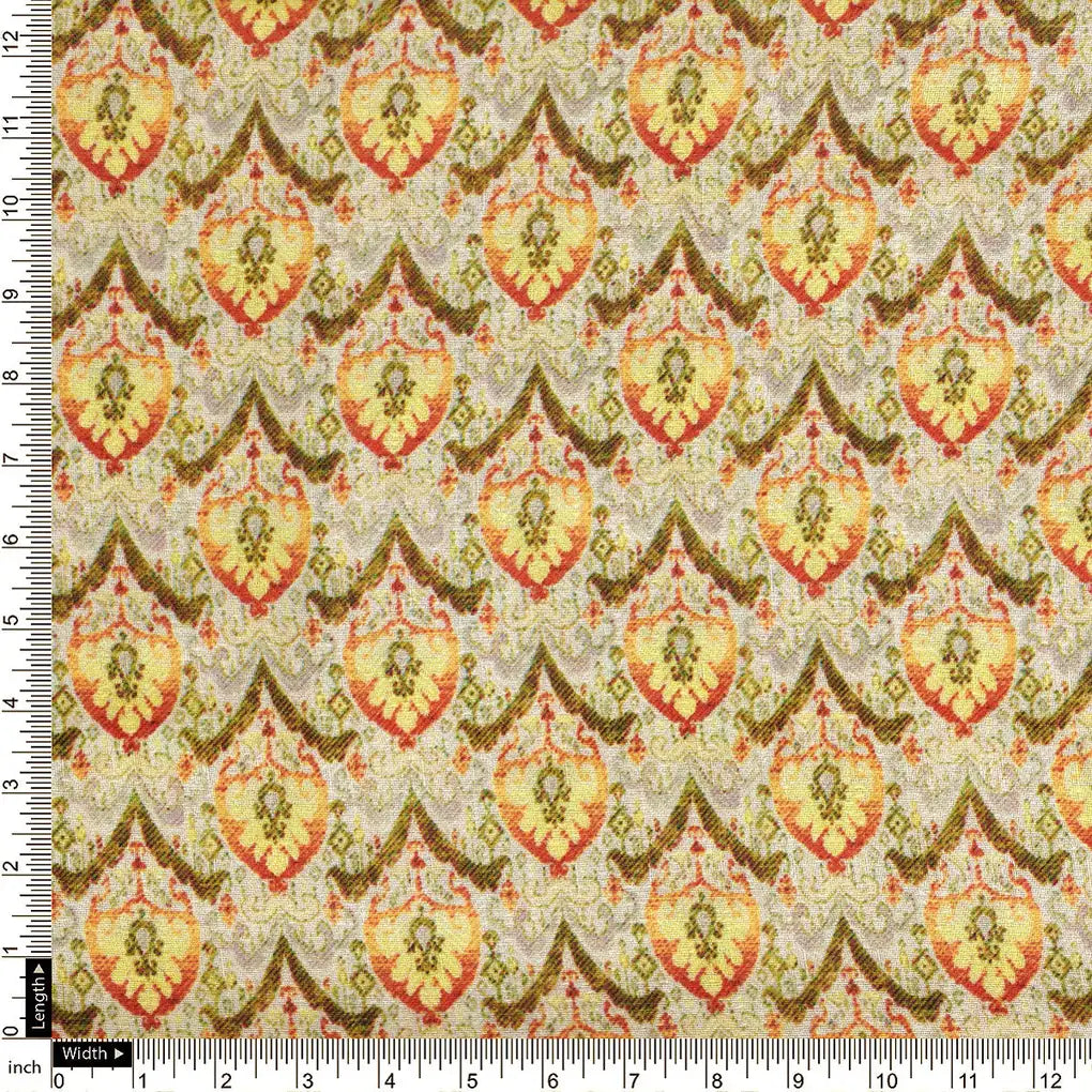 Gray Fleur-de-lis Pashmina Printed Fabric – popa 0 ma012232p1 108 a
