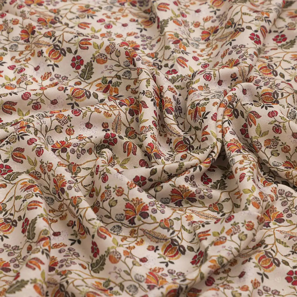 Cream Liberty Pashmina Printed Fabric – popa 0 ma013877 108 c