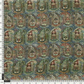 Blue Southwestern Pashmina Printed Fabric – popa 0 ma014775 108 a