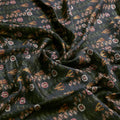 Black Abstract Pashmina Printed Fabric – popa 0 ma015054 108 c