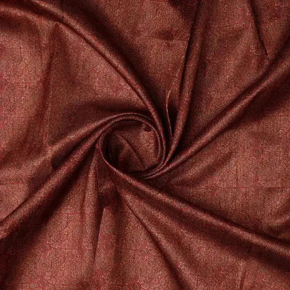 Maroon Ajrak Digital Printed Fabrics – ps 0 oma01498 108 a
