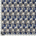 Digital Abstract Round leaves Digital Printed Fabric - Rayon – ra 0 ma01977 110 a