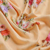 Bloom Pink Forest Flower Digital Printed Fabric - Rayon – ra 0 ta08282 110 c