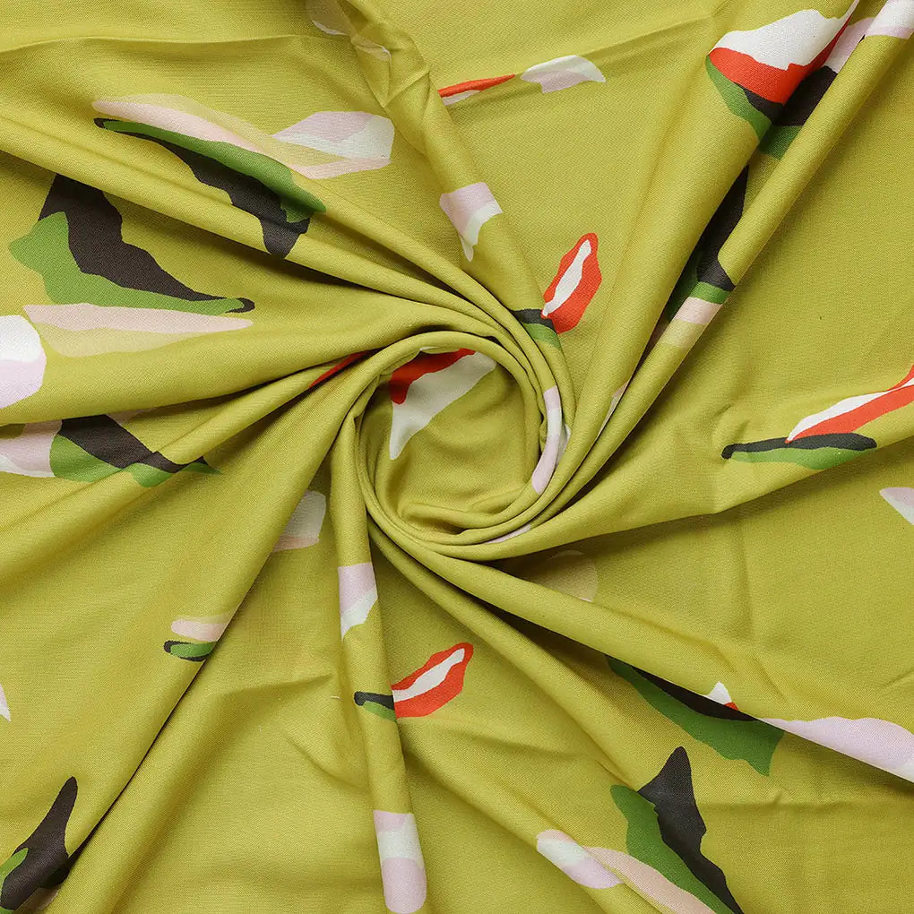 Creative Paper Art Colourful Digital Printed Fabric - Rayon – ra 0 ta08507 110 b