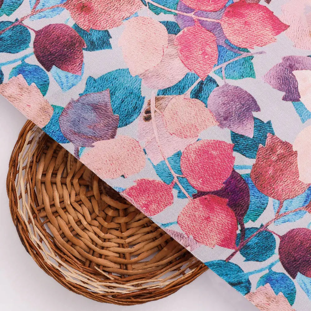 Gorgeous abstract digital printed rayon fabric by FAB VOGUE Studio – ra 0 ta09656a 110 b