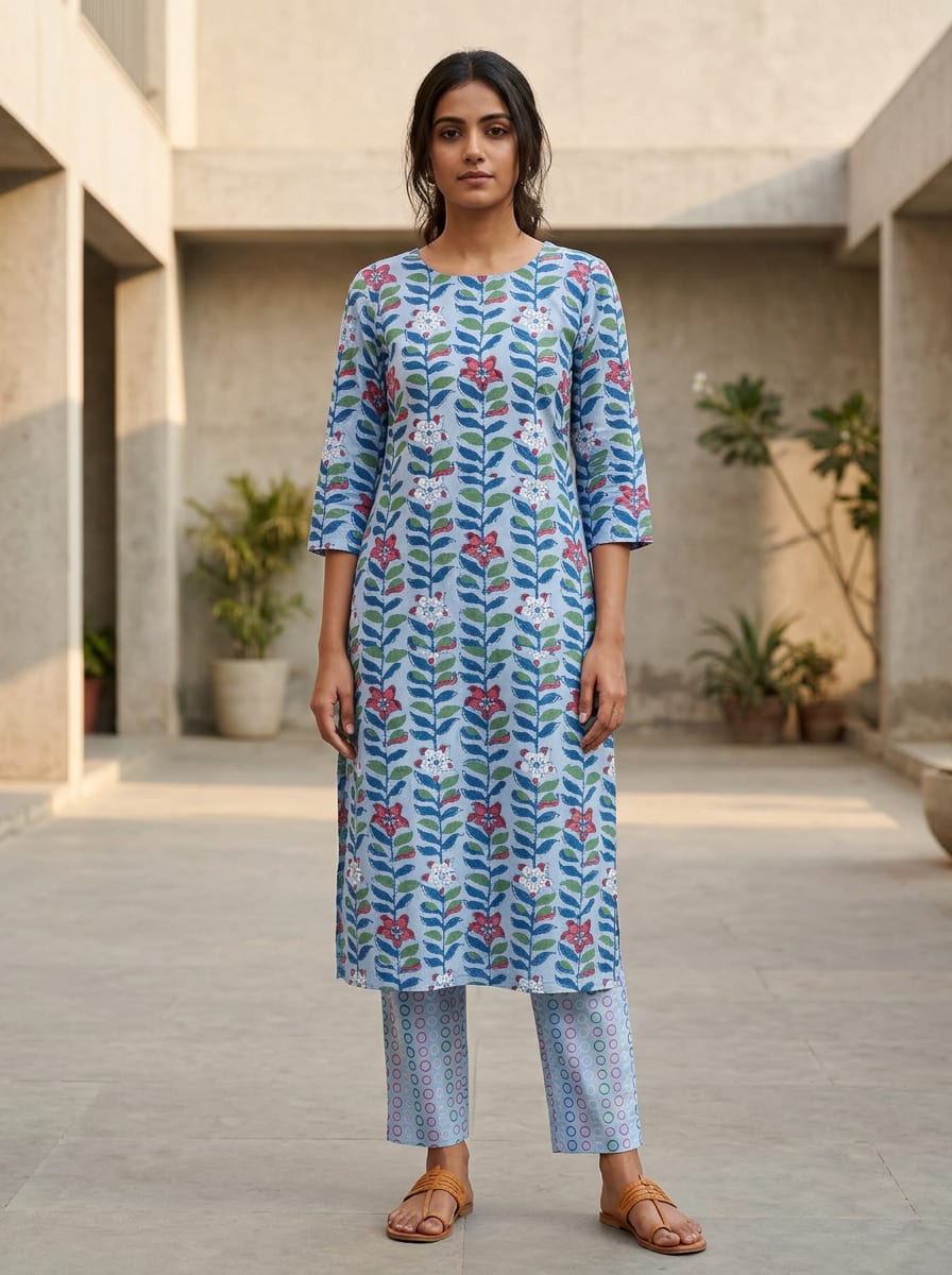A Duet of Classic Florals and Modern Geometry