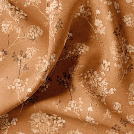 Brown Brush Painted Flower Digital Printed Fabric - Pure Muslin – screenshot2025 06 27114911