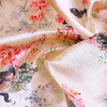 Classy animal print digital printed tussar silk fabric from FAB VOGUE Studio – ts 0 0ta06406 110 c