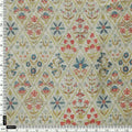 Stylized Harlequin Motif Digital Printed Fabric - Tusser Silk – ts 0 ma04564 110 a
