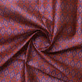 Maroon Ikat-Patola Type Pattern Design Printed Fabric – ts 0 ma08322 110 b