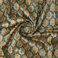Classy Green Ogee Digital Printed Tussar Silk Fabric – ts 0 ta0079 110 a