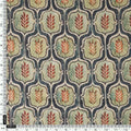 Classy Green Ogee Digital Printed Tussar Silk Fabric – ts 0 ta0079 110 d