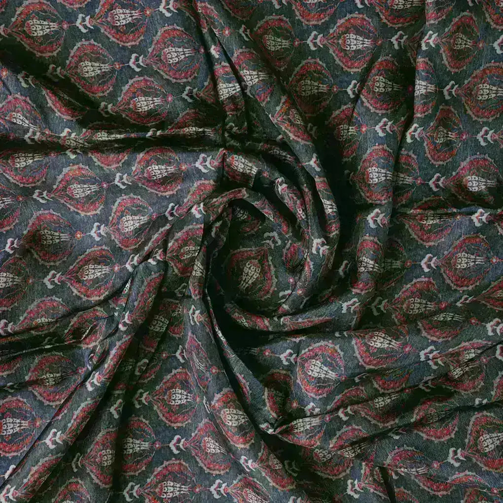 Blue Ogee Pattern Digital Printed Fabrics – us 0 0ba1016 110 b