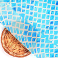 Blue Lattice Lovely Seamless Digital Printed Fabric - Upada Silk – us 0 ma0314p3 151 b