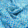Blue Lattice Lovely Seamless Digital Printed Fabric - Upada Silk – us 0 ma0314p3 151 c