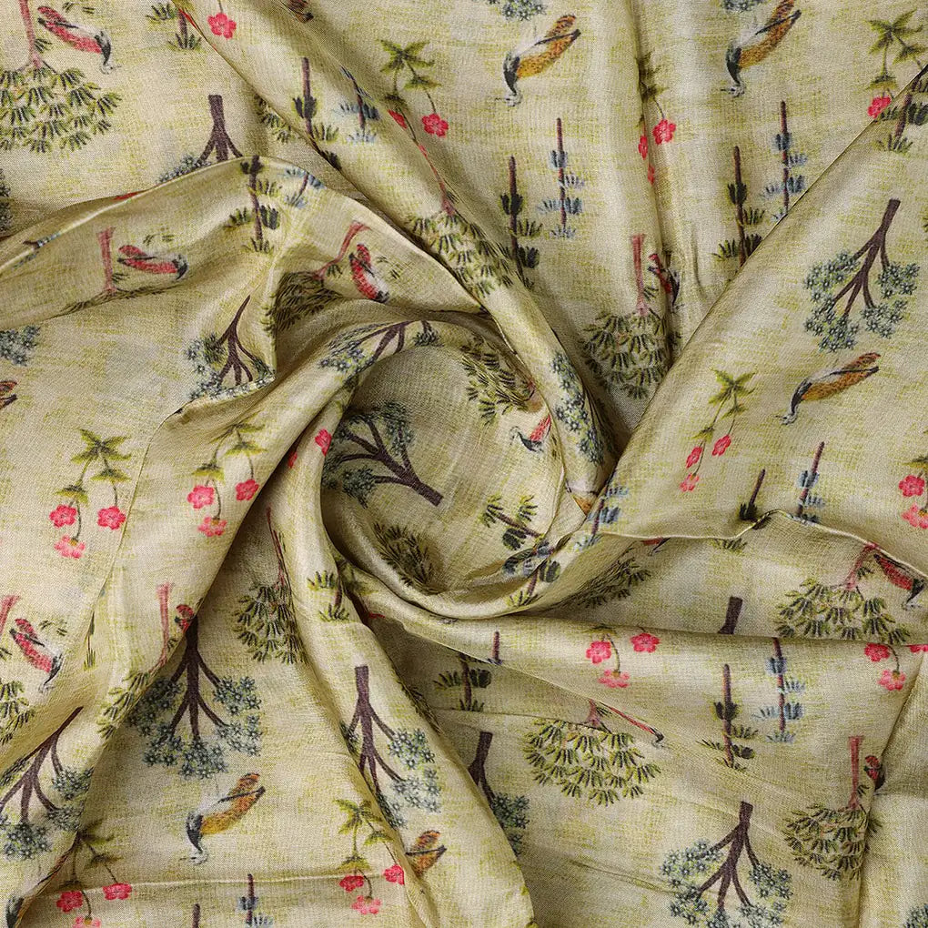 Pista Chinoiserie With Birds Digital Printed Fabric - Upada Silk – us 0 ma04430 110 bcopy
