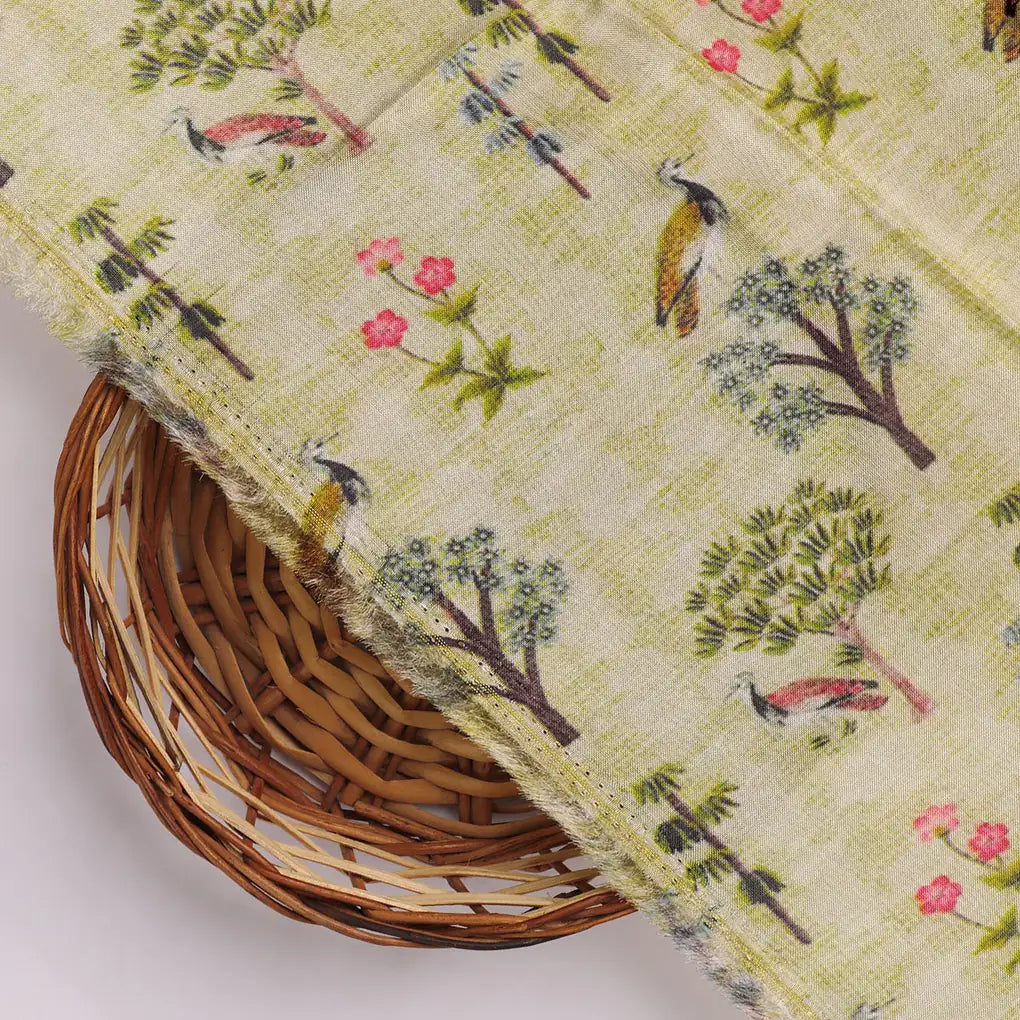 Pista Chinoiserie With Birds Digital Printed Fabric - Upada Silk – us 0 ma04430 110 dcopy