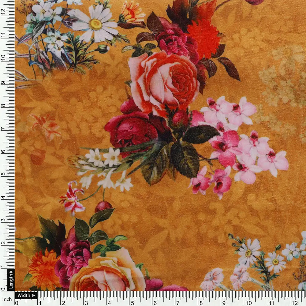 Gorgeous orange floral digital printed velvet fabric by FAB VOGUE Studio – vel 0 0ta061813 111 d 7cb67911 e005 45aa 8554 e84dbe6f1e35