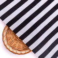 Gorgeous black and white striped velvet fabric by FAB VOGUE Studio – vel 0 ta08501p2 111 b