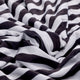 Gorgeous black and white striped velvet fabric by FAB VOGUE Studio – vel 0 ta08501p2 111 c
